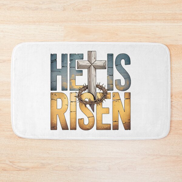 Item preview, He Is Risen Cross Crown of Thorns T-Shirt designed and sold by OlyvieArt.