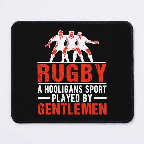 Item preview, Rugby A Hooligans Sport Played By Gentlemen Vintage Rugby Quote designed and sold by GabrieSketcham.