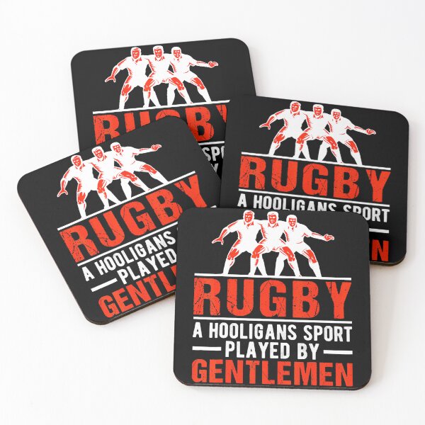 Item preview, Rugby A Hooligans Sport Played By Gentlemen Vintage Rugby Quote designed and sold by GabrieSketcham.
