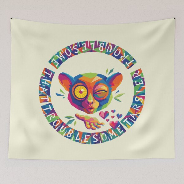 Item preview, ThatTroublesomeTarsier - Flying Kiss designed and sold by Tee-se Me More.