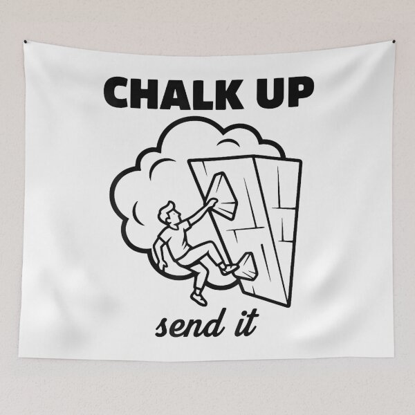 Item preview, Chalk Up Send It Rock Climbing Fun designed and sold by JoyJRamos.