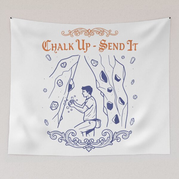 Item preview, Chalk Up Send It Climbing Rock Adventure designed and sold by JoyJRamos.