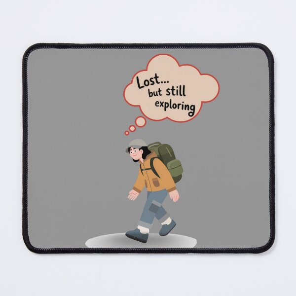 Item preview, Lost But Still Exploring – Funny Travel Quote Backpacker Design designed and sold by IndianShopper.
