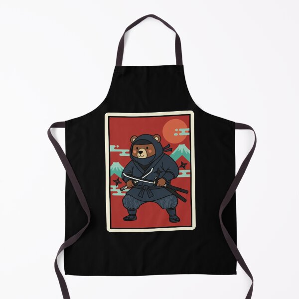 Item preview, Ninja Bear Japanese Style Warrior Animal designed and sold by JordynLadukeg65.