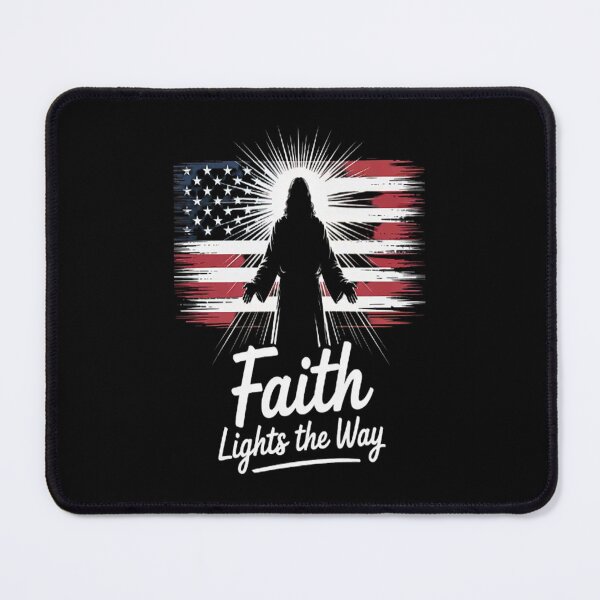 Item preview, Illuminated Faith Lights The Way To Freedom American Spirit designed and sold by TheRetroStyle.