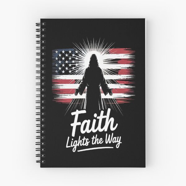 Item preview, Illuminated Faith Lights The Way To Freedom American Spirit designed and sold by TheRetroStyle.