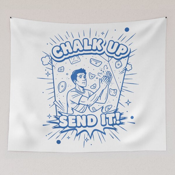 Item preview, Chalk Up Send It Climbing Bouldering Design designed and sold by JoyJRamos.