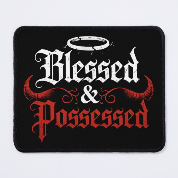 Item preview, Blessed & Possessed Gothic – Dark Contrast Typography designed and sold by printedartgoods.