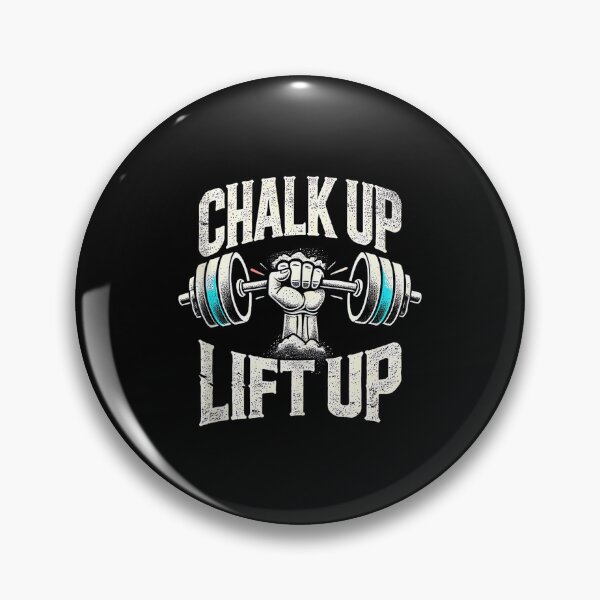 Item preview, Chalk up Lift up - Barbell Bodybuilding designed and sold by JoyJRamos.