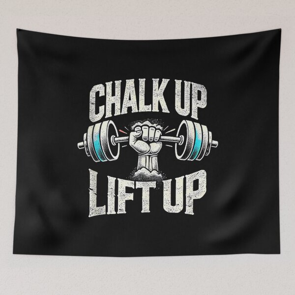 Item preview, Chalk up Lift up - Barbell Bodybuilding designed and sold by JoyJRamos.