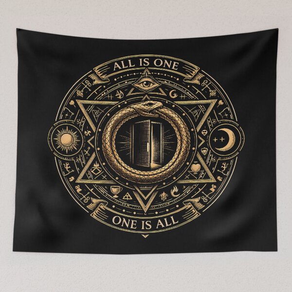 Item preview, Alchemical Ouroboros Sacred Geometry designed and sold by agearb.