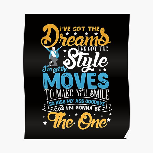 I'm gonna be the one. Everybody's talking about Jamie. Poster