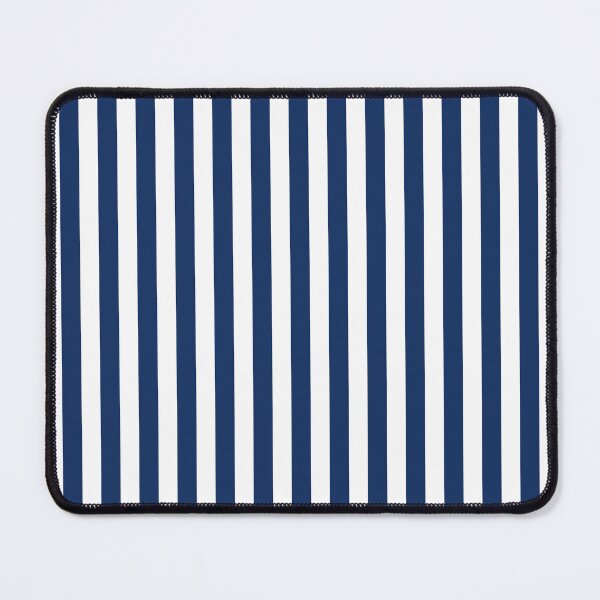 Item preview, Navy Blue Nautical Vertical Stripes designed and sold by Zaya_art.