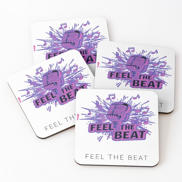 Item preview, Feel the Beat | Retro Microphone Studio Graphic designed and sold by tineldesign.
