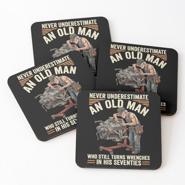 Item preview, Never Underestimate an Old Man Who Turns Wrenches in 70s designed and sold by OlakunleOloroz.