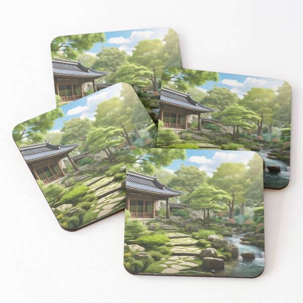 Item preview, Japanese Zen Garden – Peaceful Nature Escape designed and sold by EchoWave11.