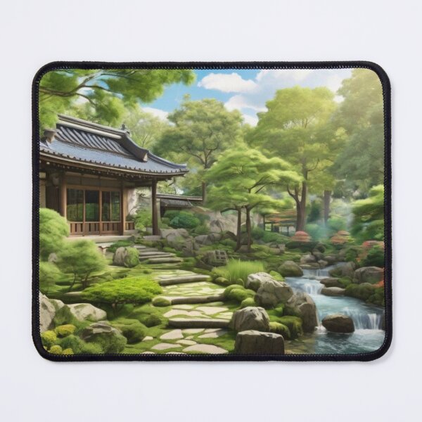 Item preview, Japanese Zen Garden – Peaceful Nature Escape designed and sold by EchoWave11.