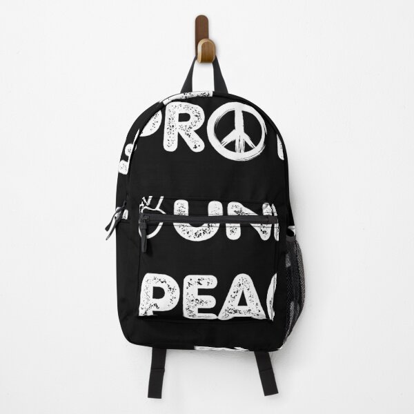 Item preview, Unpaid Peaceful Protester Retro Distressed Peace Sign designed and sold by axiksa10.