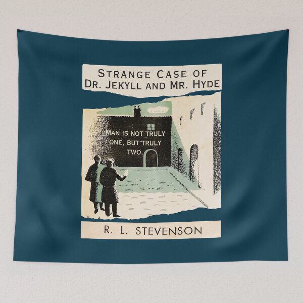 Item preview, Robert Louis Stevenson quote: Man is not truly one, but truly two. designed and sold by artbleed.