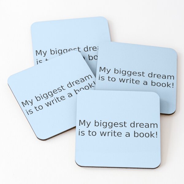 Item preview, My biggest dream is to write a book! designed and sold by English Learning.