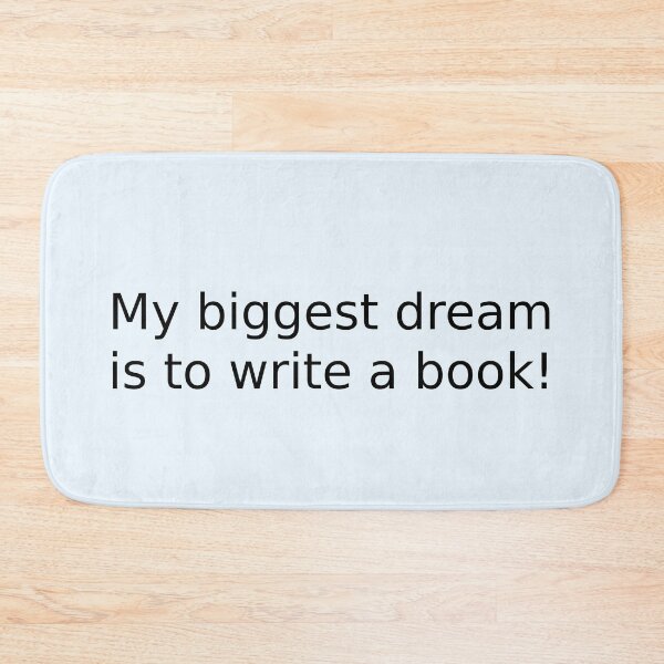 Item preview, My biggest dream is to write a book! designed and sold by English Learning.