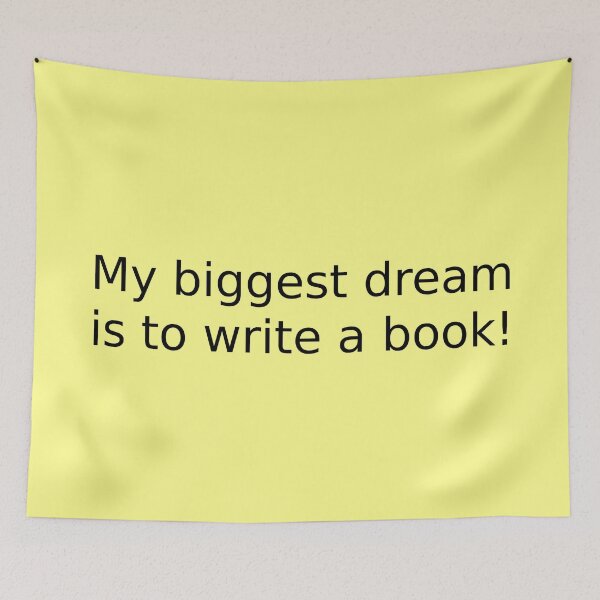 Item preview, My biggest dream is to write a book! designed and sold by English Learning.