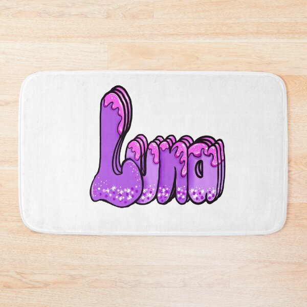 Item preview, Luna Name - Personalized gifts in purple with drips designed and sold by Artonmytee.