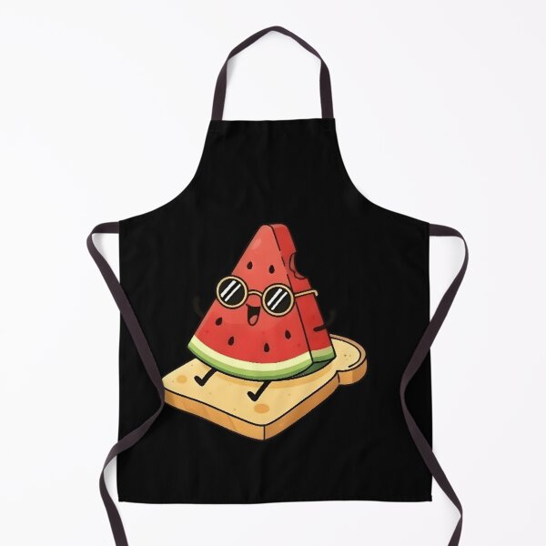 Item preview, Adorable Kawaii Watermelon Slice Sitting on Toast designed and sold by Trendora90.