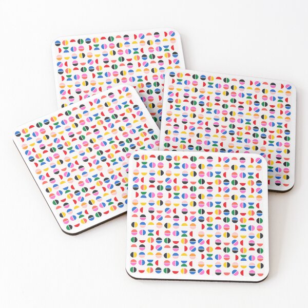 Item preview, Playful Geometric Circle Shapes Mid Century Style Pattern designed and sold by nuchz.