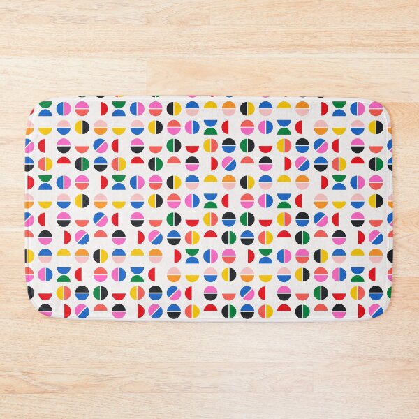 Item preview, Playful Geometric Circle Shapes Mid Century Style Pattern designed and sold by nuchz.