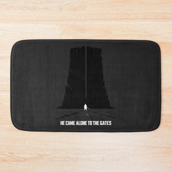 Item preview, Brutalist Monolith Lone Defiant Silhouette Print designed and sold by agearb.