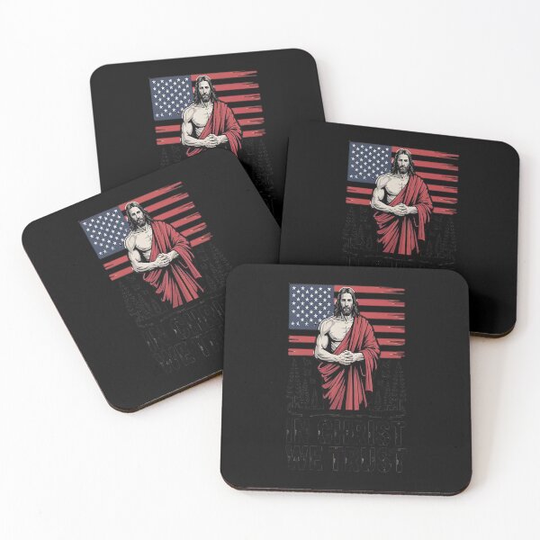 Item preview, In Christ We Trust Faithful Patriot Spirit designed and sold by TheRetroStyle.