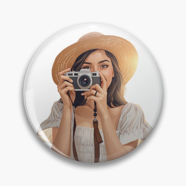 Item preview, Summer Woman with Camera designed and sold by newmariaph.