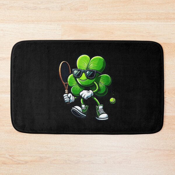 Item preview, Lucky Clover Tennis Player Cute St Patricks Day Tennis  designed and sold by WayTBeenkenArt.