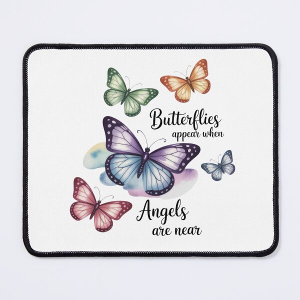 Item preview, Butterflies Appear When Angels Are Near Spiritual Memorial Design designed and sold by KrisGraphic45.