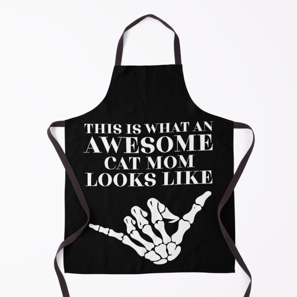 Item preview, This is what an awesome cat mom looks like Classic Funny T-Shirt designed and sold by OldSkullDesigns.