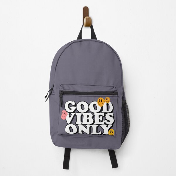 Item preview, Good Vibes Only Smiley Typography designed and sold by Thoughtful Prints.