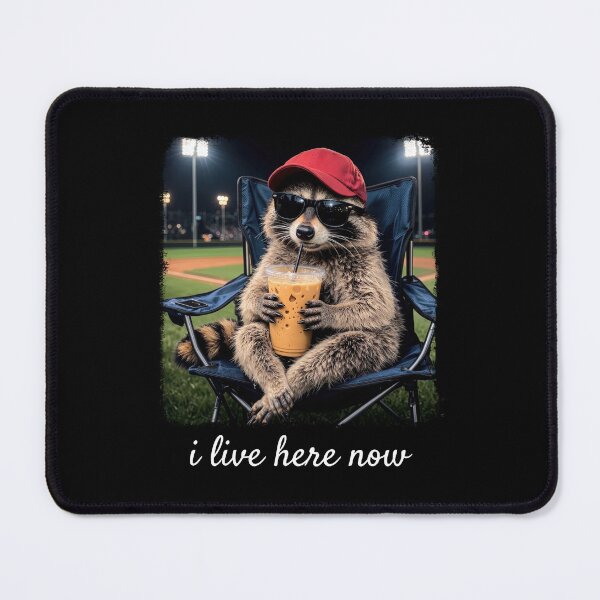 Item preview, Raccoon I live Here Now designed and sold by koffmannohe.