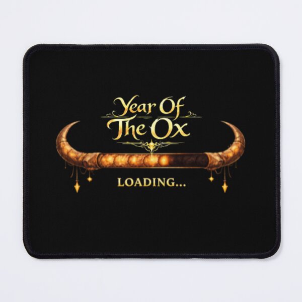 Item preview, Year of the Ox Zodiac – Purple Energy Ring Design on Black  designed and sold by printedartgoods.