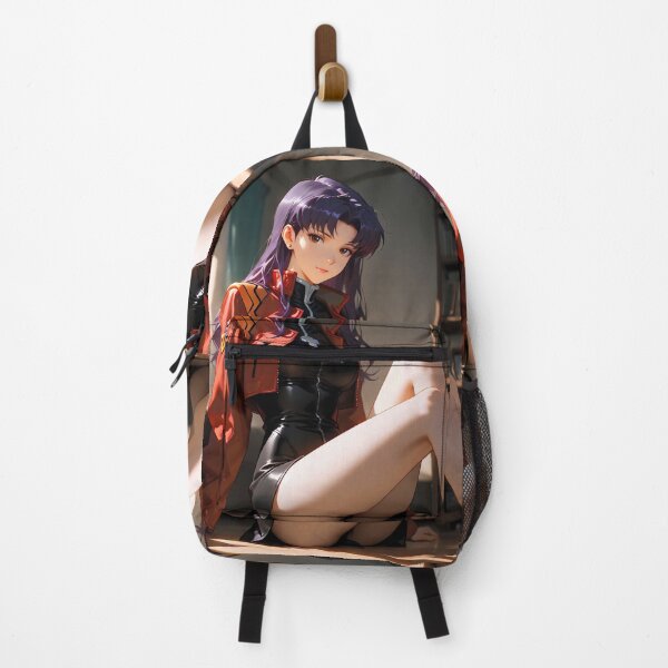 Item preview, Misato Katsuragi Neon Genesis Evangelion Relaxed Room Day Anime Girl Waifu designed and sold by Spraykart.