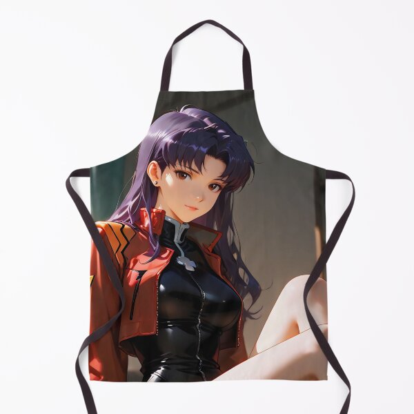 Item preview, Misato Katsuragi Neon Genesis Evangelion Relaxed Room Day Anime Girl Waifu designed and sold by Spraykart.