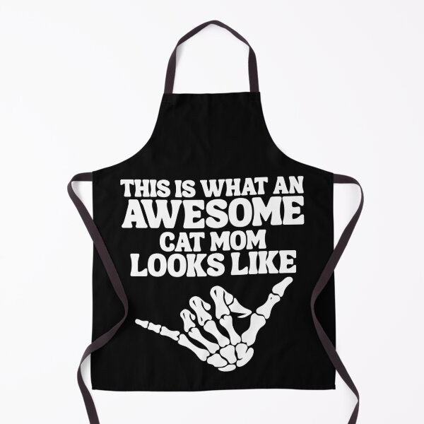 Item preview, This is what an awesome cat mom looks like Classic Funny T-Shirt designed and sold by OldSkullDesigns.