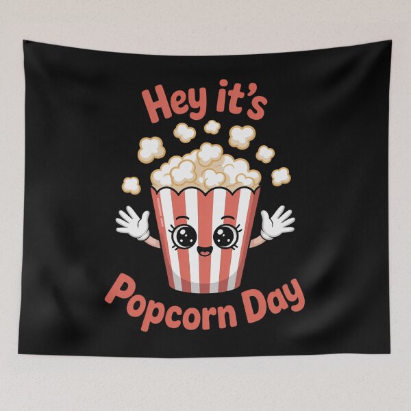 Item preview, National Popcorn Day Hey It's Popcorn Days For Popcorn Lover designed and sold by EllenJast.