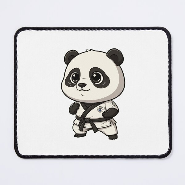 Item preview, Cute Chibi Panda Karate Black Belt Martial Arts designed and sold by k3rstman1.