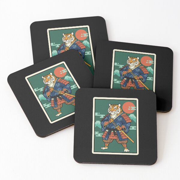 Item preview, Samurai Tiger Warrior Japanese Style Animal  designed and sold by JordynLadukeg65.