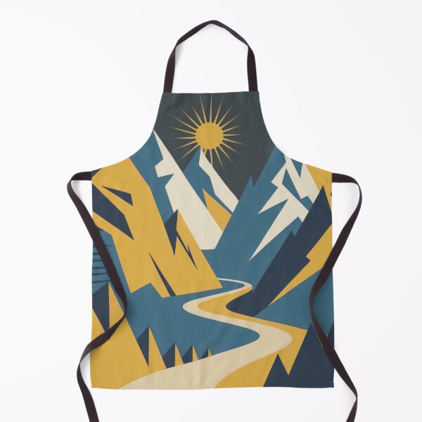 Item preview, Modern Mountain Road at Sunrise designed and sold by KiraChie.