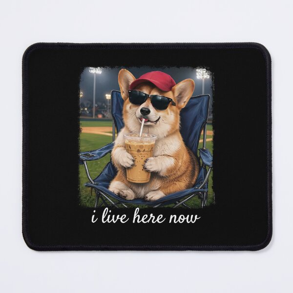 Item preview, Corgi I Live Here Now designed and sold by koffmannohe.
