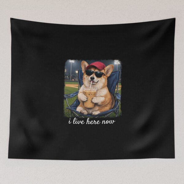 Item preview, Corgi I Live Here Now designed and sold by koffmannohe.