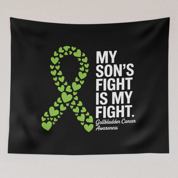 Item preview, My Son’s Fight Is My Fight Gallbladder Cancer Awareness designed and sold by EllenJast.