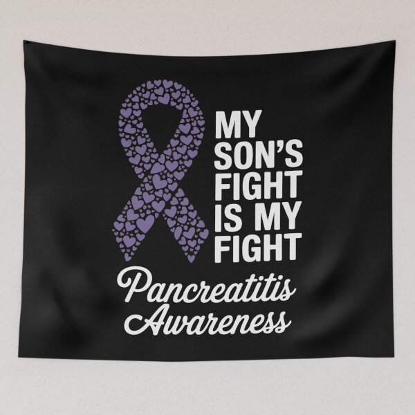 Item preview, My Son’s Fight Is My Fight Pancreatitis Awareness designed and sold by EllenJast.